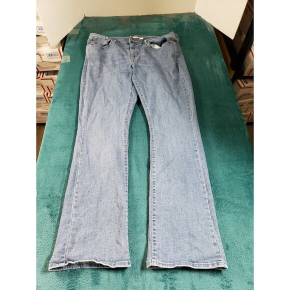 Levi's Denim - Levis Jeans Size 16 Womens Blue Pants Ladies Stretch Classic Mid Rise Bootcut